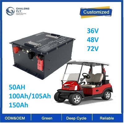 CLF OEM 48V 100Ah Golf Cart Battery with Grade A Lithium Battery Cell and 4000 Cycles Lifespan