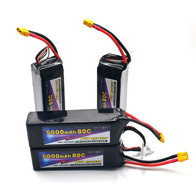 5000mAh 6S 22.2V Drone Battery with High Energy Density and Long Service Life for FPV and Agricultural Drones
