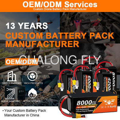 Durable 2S1P 7.4V 1500mAh Lithium Polymer UAV Drone Battery Pack with OEM/ODM Support