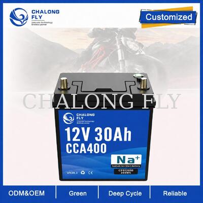 12.8V 30Ah 400CCA Sodium-Ion Jet Ski and Fishing Boat Starter Battery