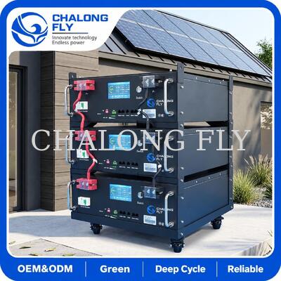 51.2V 5kWh 10kWh Rack Mounted LiFePO4 Battery for Residential Solar Energy Storage