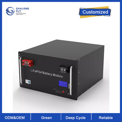 Batería solar casera del fosfato del hierro del litio del almacenamiento de la batería de litio del ODM 48V 100AH del OEM del poder de la copia de seguridad de batería de litio LiFePo4