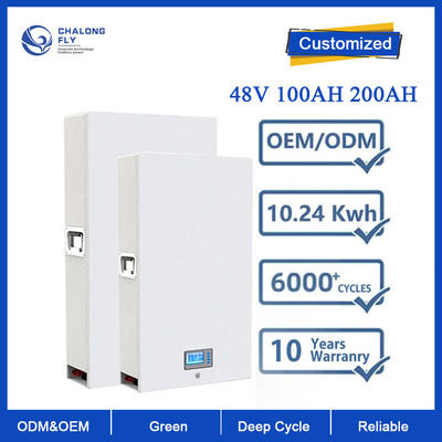 Almacenamiento de energía recargable de Ion Battery For Home Solar del litio del ODM 48V 100AH 200AH 300AH del OEM de la batería de litio LiFePo4