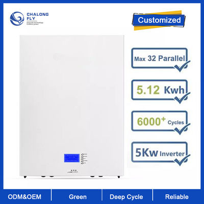 Sistema de reserva del almacenamiento de la energía solar del hogar del ODM del OEM de la batería del fosfato del hierro del litio de la batería de litio LiFePo4 48V 100AH 200AH