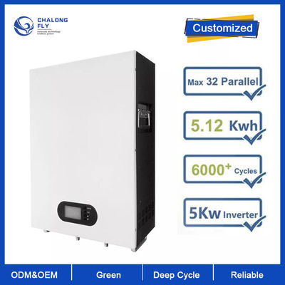 Capacidad de Ion Solar Battery Pack Home 5KWH del litio del ODM 48V 100AH del OEM de la batería de litio LiFePo4 para el sistema de energía de respaldo
