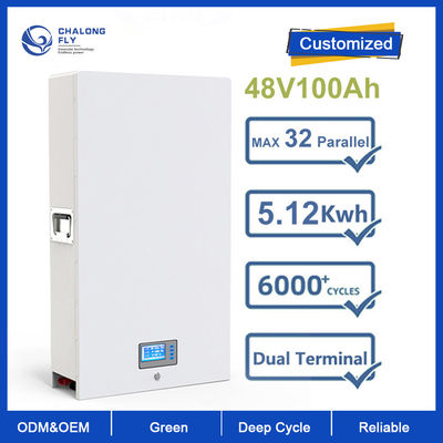 Batería de litio LiFePO4 OEM ODM 48V 100AH 200AH 300AH Batería de almacenamiento de energía solar