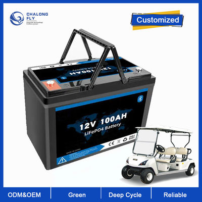 Fosfato profundo del hierro del litio del ODM del OEM de las baterías del ciclo de la batería de litio LiFePo4 12V 100AH 200AH para el sistema de energía solar