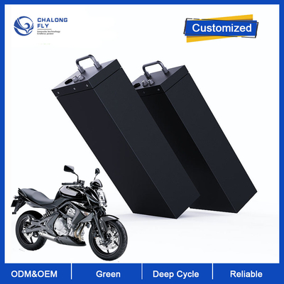 Batería de litio LiFePO4 60V 72V 96V Batería de iones de litio Pack OEM ODM 40H 60AH 80AH Batería ligera de scooter eléctrico