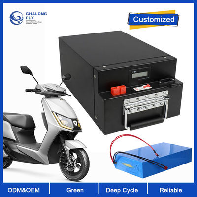 Batería de litio LiFePO4 Por mayor Ciclo profundo 60V 72V 96V Recargable Personalizada 30AH 50AH 60AH 120AH Baterías de iones de litio