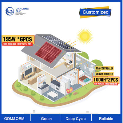 5KW Lifepo4 Batería de litio Conjunto de baterías solares para sistemas de almacenamiento de energía conectados a la red