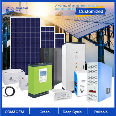 OEM ODM Batería de litio LiFePO4 Home Off Grid Inversor de onda seno pura 3KW 5KW 6KW paquetes de baterías de litio