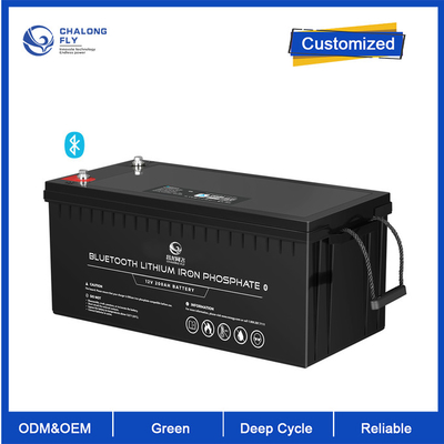La batería de litio de la batería de litio del ODM LiFePO4 del OEM 12V 200Ah modificó las baterías del litio para requisitos particulares de la batería