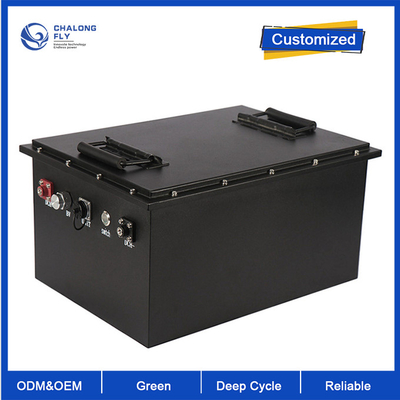 OEM ODM LiFePO4 batería de litio Metal Shell Batería de litio industrial 14S 60V 50AH EV paquetes de baterías de litio personalizados