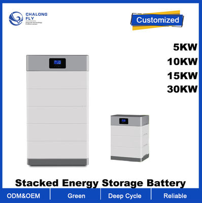 OEM ODM Batería de litio LiFePO4 10KW 20KW paquetes de baterías de litio 51.2V 48V 400A Almacenamiento de energía apilado