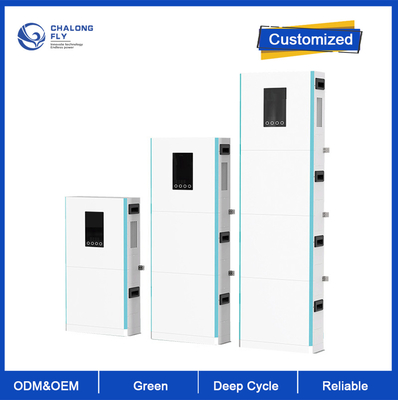OEM ODM Batería de litio LiFePO4 Sistema de almacenamiento de baterías domésticas apiladas 48V 100/200AH paquetes de baterías de litio