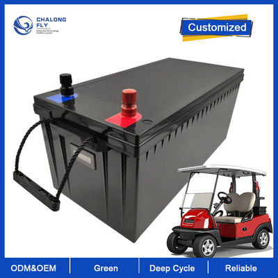 Batería recargable de la carretilla elevadora del ODM 500AH del OEM de Ion Golf Cart Battery del litio de la batería de litio LiFePo4 48V 72V 150AH 200AH