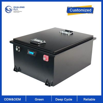 La batería de litio LiFePo4 modificó la batería eléctrica recargable de la carretilla elevadora para requisitos particulares de la batería del carro de golf de 48V 72V 100AH 200AH 400AH