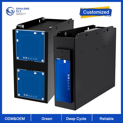 Vehículo eléctrico de la batería 24V 36V 48V 80AH 150AH 200AH del AGV de Ion Rechargeable del litio del ODM del OEM de la batería de litio LiFePO4