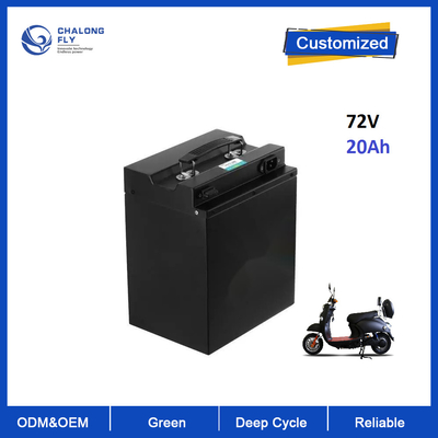 Personalizado BMS ciclo profundo 72V 20Ah 25Ah 30A Ebike Scooter Eléctrico motocicleta Lifepo4 fosfato batería de litio OEM ODM