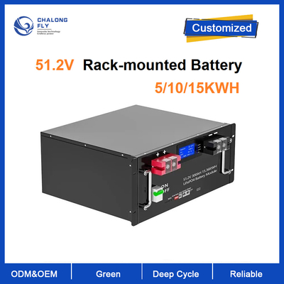 Litio de energía solar Ion Battery Renewable 48V 100AH 200AH 300Ah del sistema del hogar del soporte de estante LiFePO4