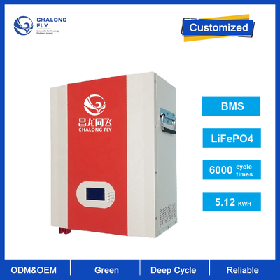 Lifepo4 el litio Ion Battery Pack Powerwall Wall montó la batería profunda del ciclo de la batería 48V 100Ah 12V para residencial casero
