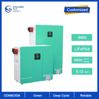 Batería modificada para requisitos particulares de Ion Battery Pack LifePo4 24V 48V 200Ah Powerwall del litio para el sistema casero solar del almacenamiento de energía