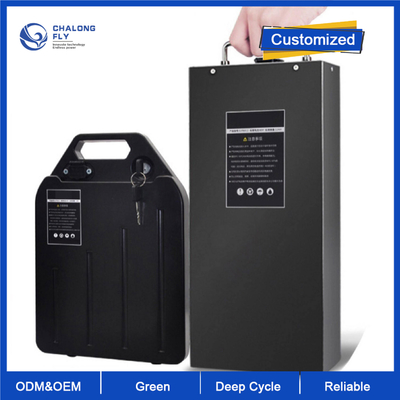 OEM ODM LiFePO4 paquete de batería de litio Batería de scooter eléctrico personalizada 36v 48v 60v 72v 96v Batería extraíble de scooter eléctrico