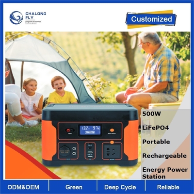 Litio Ion Solar Battery Rechargeable Portable 500w de la central eléctrica de la energía Lifepo4