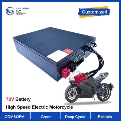 litio de alta velocidad Ion Battery de la batería de la motocicleta de la vespa de 72V 50Ah 100AH LiFePO4 Ebike