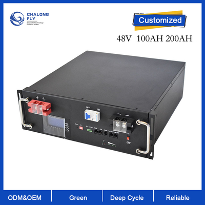 OEM ODM LiFePO4 Batería de litio a prueba de agua 48V 51.2V 100Ah 150Ah 200Ah paquetes de baterías de litio