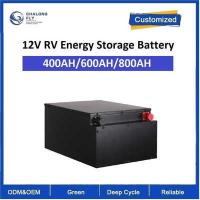Barco de camping para RV personalizado Batería de litio LiFePO4 Energía solar 12V 24V 48V 400/600/800Ah