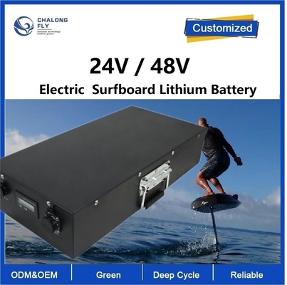 LiFePO4 Batería de fosfato de hierro de litio personalizada 48V 35AH Kayaks Submarino Propulsor Surfboard EV Batería de litio BMS