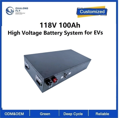 batería de alto voltaje del sistema de batería de 118V 100Ah Lifepo4 con la batería eléctrica de la motocicleta de la batería de litio de BMS lifepo4