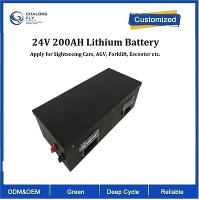 CLF OEM Power Litio Hierro LiFePO4 200Ah 24V Batería de Litio Packs para automóviles de turismo AGV carretilla elevadora scooter EV coche