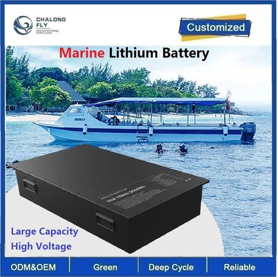 CLF OEM ODM IP67 resistente al agua LiFePO4 Batería 96V 100Ah con 3500+ Vida útil para aplicaciones de embarcaciones marinas y vehículos eléctricos
