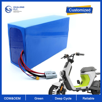 Batería de litio LiFePO4 personalizada 24V 36V 48V 60V 30AH Batería de iones de litio 40AH 60AH 80AH Para silla de ruedas / motocicleta eléctrica