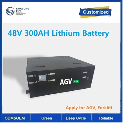CLF OEM ODM Camión elevador eléctrico AGV RGV RGV Power Car Lifepo4 Batería de litio OEM 24V 48V 100Ah 200Ah 300Ah 50Ah