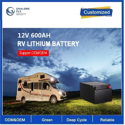 CLF 12V 600Ah Fósfato de hierro de litio recargable LiFePO4 Batería 100Ah 200Ah 300Ah 12V 24V Para el Camper RV