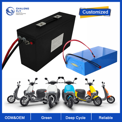 Batería de litio LiFePO4 OEM ODM 36V 48V 60V 25AH Batería de iones de litio 60AH 100AH 120AH Para silla de ruedas / motocicleta / bicicleta eléctrica