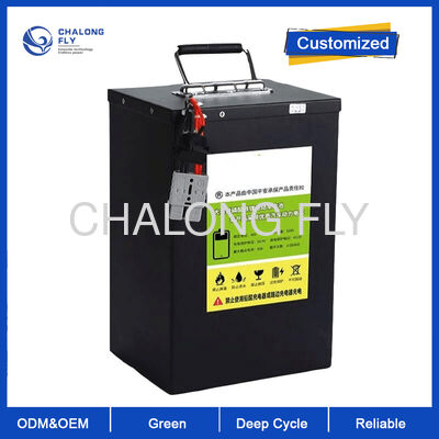 Batería de litio marina de 96V 300AH con carcasa de acero inoxidable e impermeabilidad IP67 para embarcaciones eléctricas