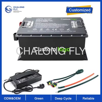 OEM ODM LiFePO4 MAX BMS 200A Batería para carrito de golf Batería eléctrica de iones de litio Batería de alta capacidad 51.2v 105ah