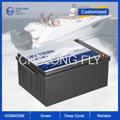 Paquete de baterías LiFePO4 de 48V 150Ah con sistema de gestión incorporado Eléctrico Motor de barco marítimo Yacht Trolling Kayak accesorio