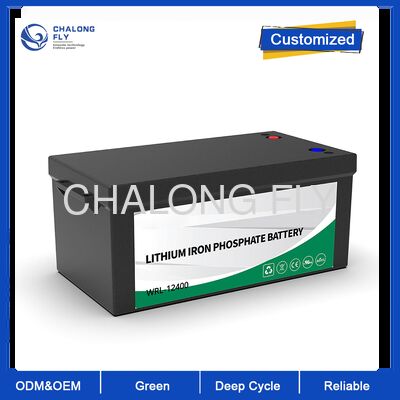 Batería LiFePO4 Weran de alta capacidad 12V 400Ah para almacenamiento de energía solar, vehículos recreativos y marina, paquete de iones de litio con certificación UN38.3