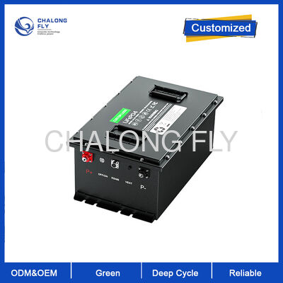 Batería de carrito de golf LiFePO4 de 48V 100Ah con más de 4000 ciclos y BMS 200A incorporado para un ajuste universal