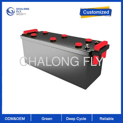 Batería LiFePO4 de 12V 400Ah con 5000 ciclos profundos, corriente continua de 200A y diseño ligero para RV y campistas