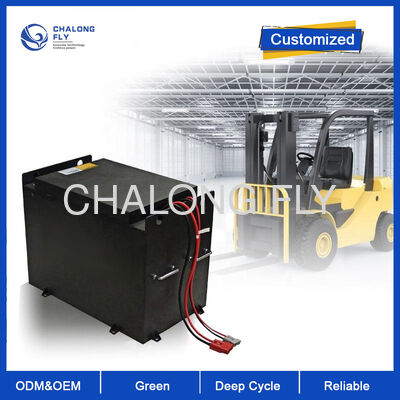 Batería de litio LiFePO4 de montacargas Smart BMS 5000+ ciclos 1C carga rápida 160Wh/kg CAN Bus IP67 80V 500Ah