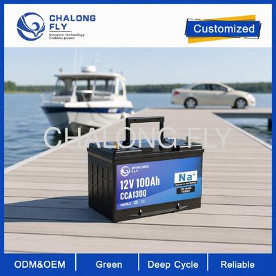 Batería de arranque de iones de sodio con alto contenido de CCA de 12 V para automóviles, camiones y equipos pesados